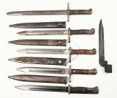 6PC. BAYONET COLLECTION: 1) Wo