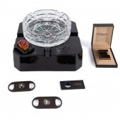 6PC BRAM WARREN ASHTRAY AND SM