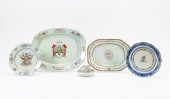 6PC CHINESE EXPORT ARMORIAL PO