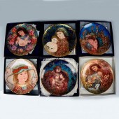 6PC EDNA HIBEL FINE PORCELAIN