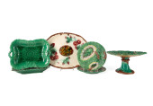 6PC ENGLISH MAJOLICA TABLEWARE