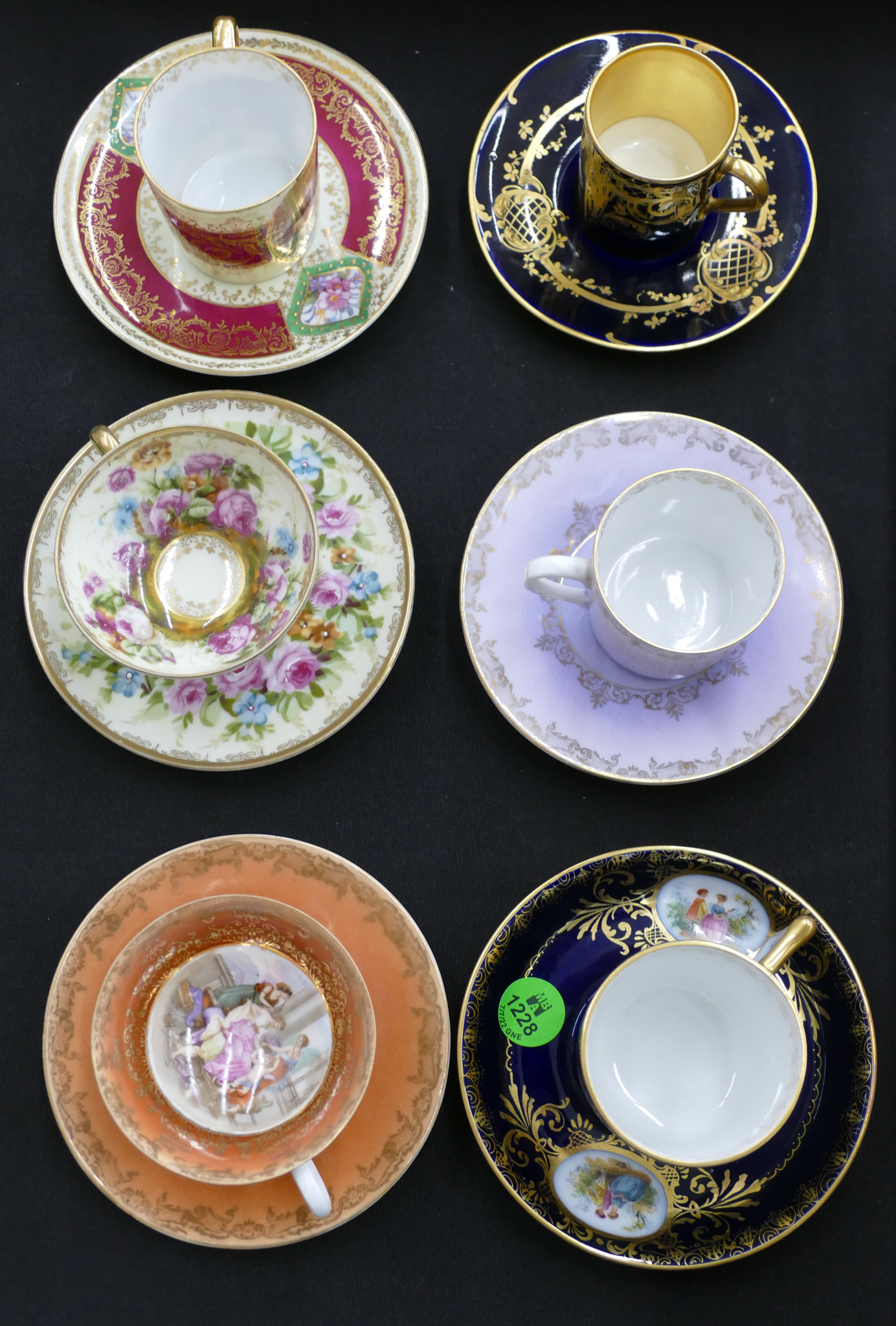 6pc Fine Royal Vienna Demi