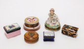 6PC FRENCH & ENGLISH PILL BOX