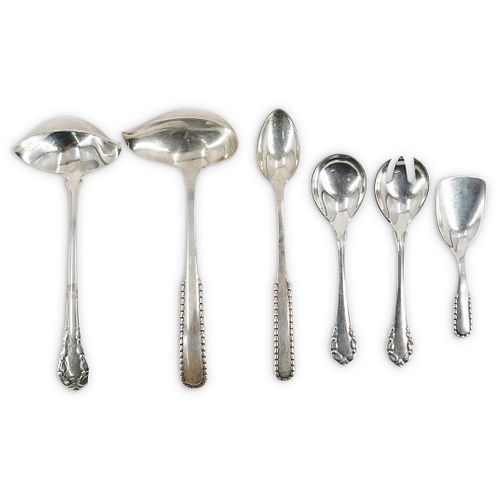 (6PC) GEORG JENSEN STERLING