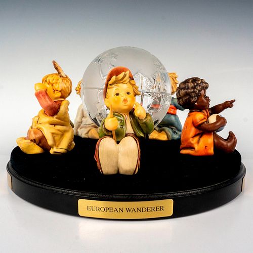 6PC GOEBEL HUMMEL FIGURINES + BASE,