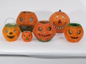 6PC HALLOWEEN PAPIER MACHE JAC