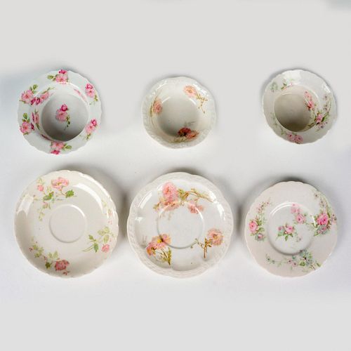 6PC HAVILAND & CO LIMOGES PORCELAIN