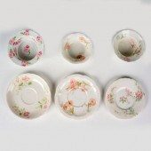 6PC HAVILAND & CO LIMOGES PORC