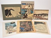 6PC JAPANESE WOODBLOCK PRINTS