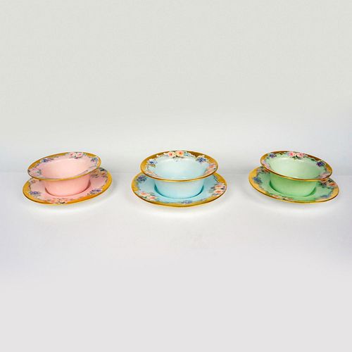 6PC JEAN POUYAT LIMOGES PORCELAIN