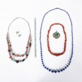 6PC JEWELRY GROUP: NATURAL AMB