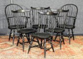 6PC LAWRENCE CROUSE BLACK PAIN