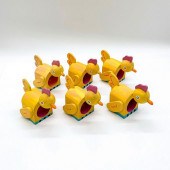 6PC MACKENZIE CHILDS WOODEN CH