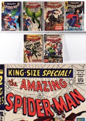 6PC MARVEL COMICS AMAZING SPID