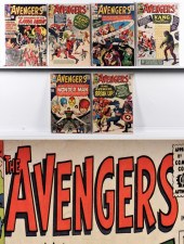 6PC MARVEL COMICS AVENGERS #5-