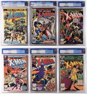 6PC MARVEL COMICS X-MEN UNCANN