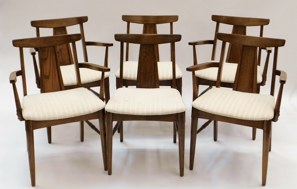 6PC MCM DINING CHAIRS United