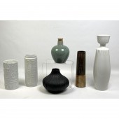 6pc Nice Signed Art Pottery Mo