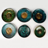 6PC PAL BELL ISRAELI BRASS PLA