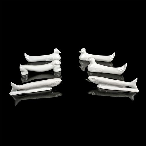 6PC PILLIVUYT FRANCE PORCELAIN