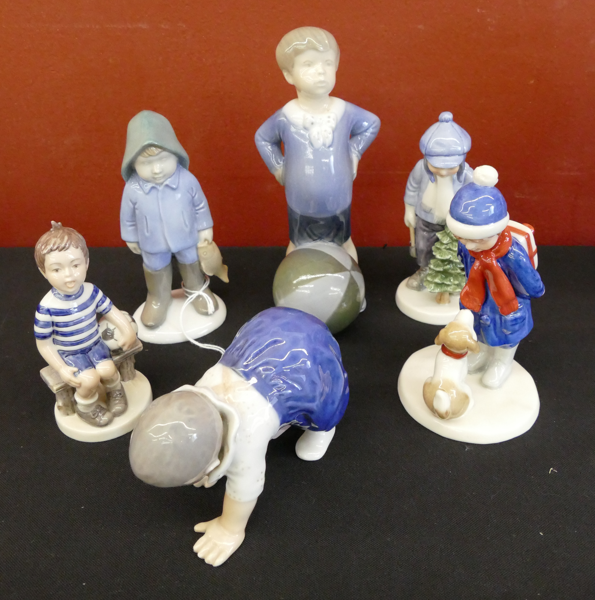 6pc Royal Copenhagen & GDR