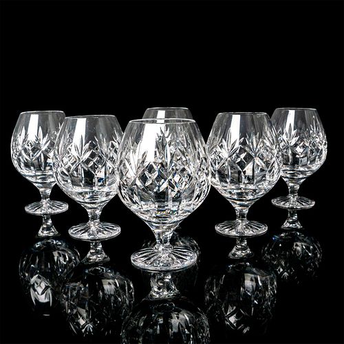 6PC ROYAL DOULTON CUT CRYSTAL