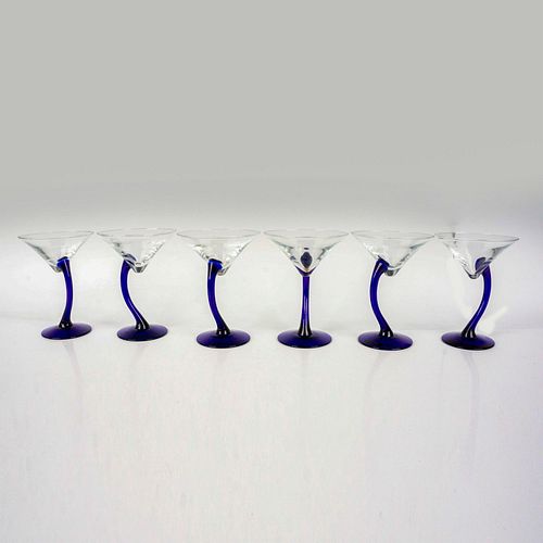 6PC SET OF LIBBEY BRAVURA MARTINI