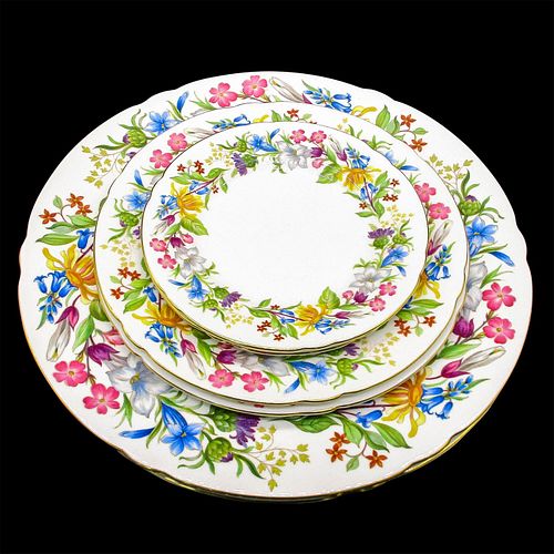 6PC SHELLEY ENGLAND DINNER SET,