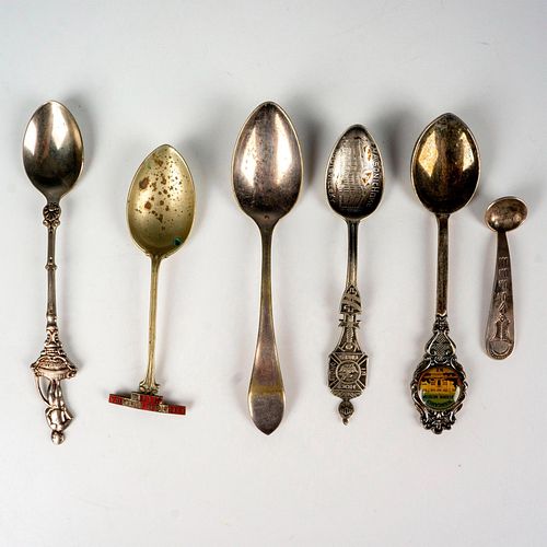 6PC SILVER-PLATED COLLECTIBLE