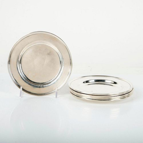 6PC STERLING SILVER BREAD AND