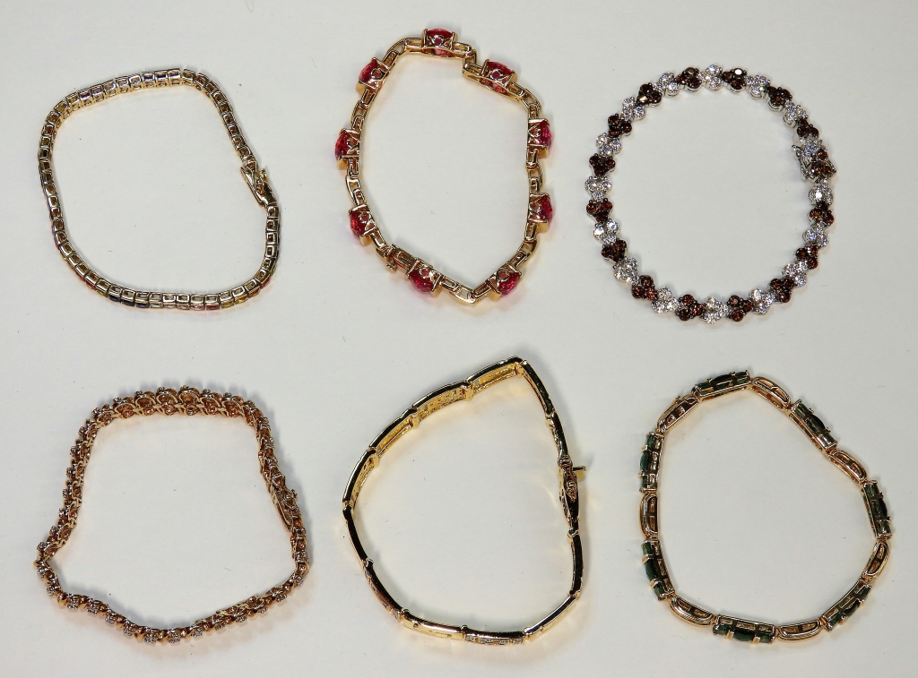 6PC STERLING SILVER PRECIOUS