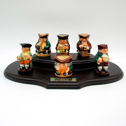 6PC VINTAGE ROYAL DOULTON TINY TOBY