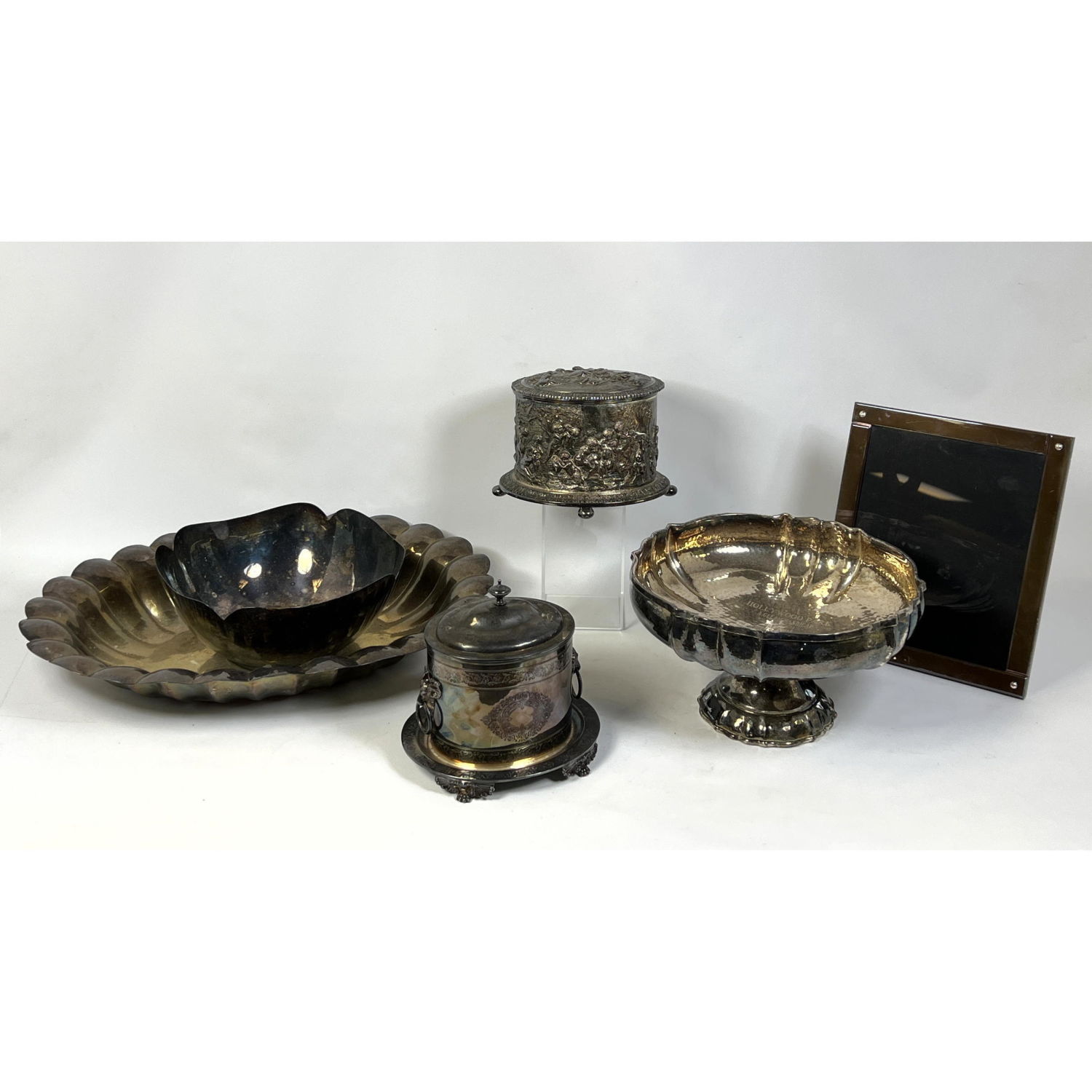 6pc Vintage Silver Plate and