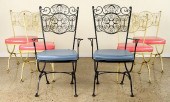 6PC. WROUGHT CAST IRON PATIO S