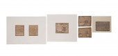 6PCS COLONIAL CURRENCY, DIFFER