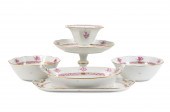 6PCS HEREND 'CHINESE BOUQUET'