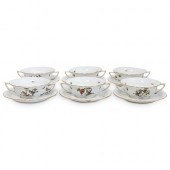 (6PCS) HEREND "ROTHSCHILD BIRD