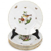 (6PCS) HEREND ROTHSCHILD DINNE