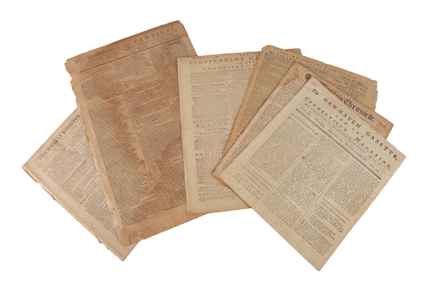 6PCS LOT OF WAR NEWSPAPERS,