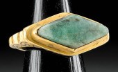 6TH C. BYZANTINE GOLD RING BER