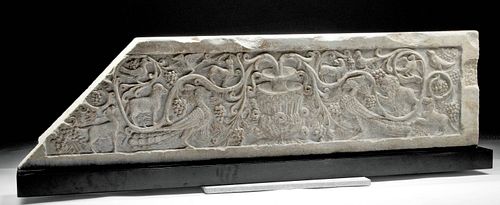 6TH C. BYZANTINE MARBLE RELIEF -