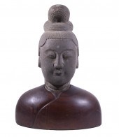 6TH C. CHINESE CARVED STONE HE