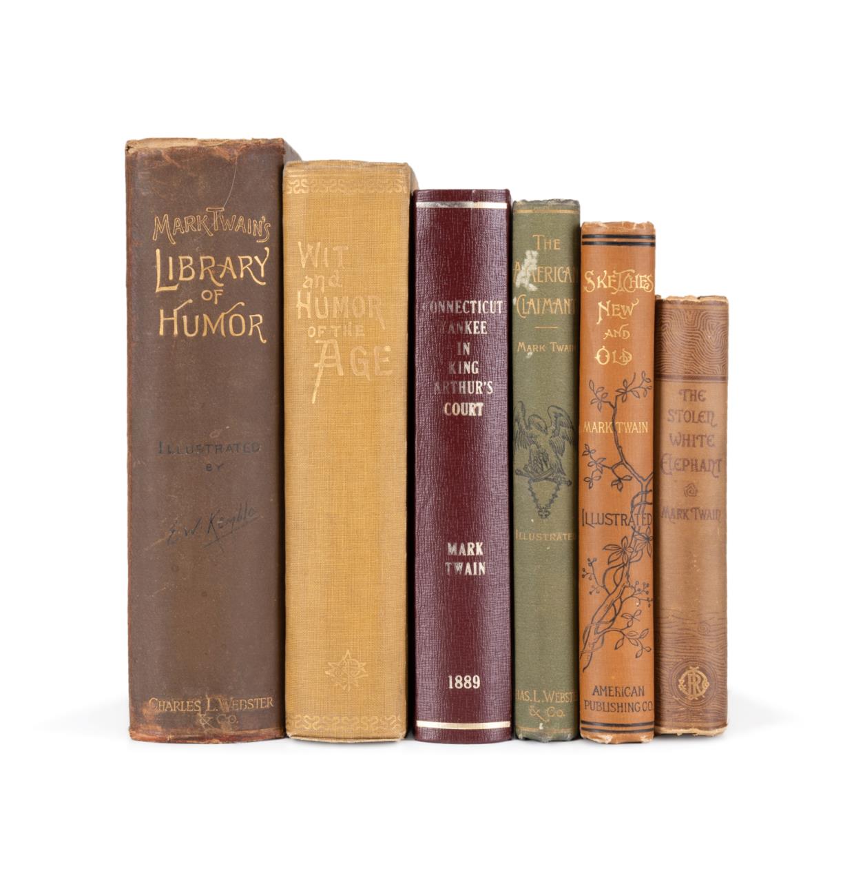6VOL MARK TWAIN BOOKS INCLUDING