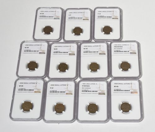 (7) 1 CENT EAGLES SMALL LETTERS