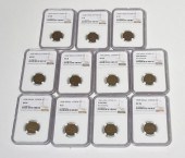 (7) 1 CENT EAGLES SMALL LETTER