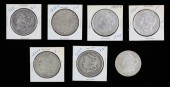 7 1889 MORGAN SILVER DOLLARS5