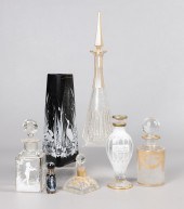(7) 19th C and style scent bot