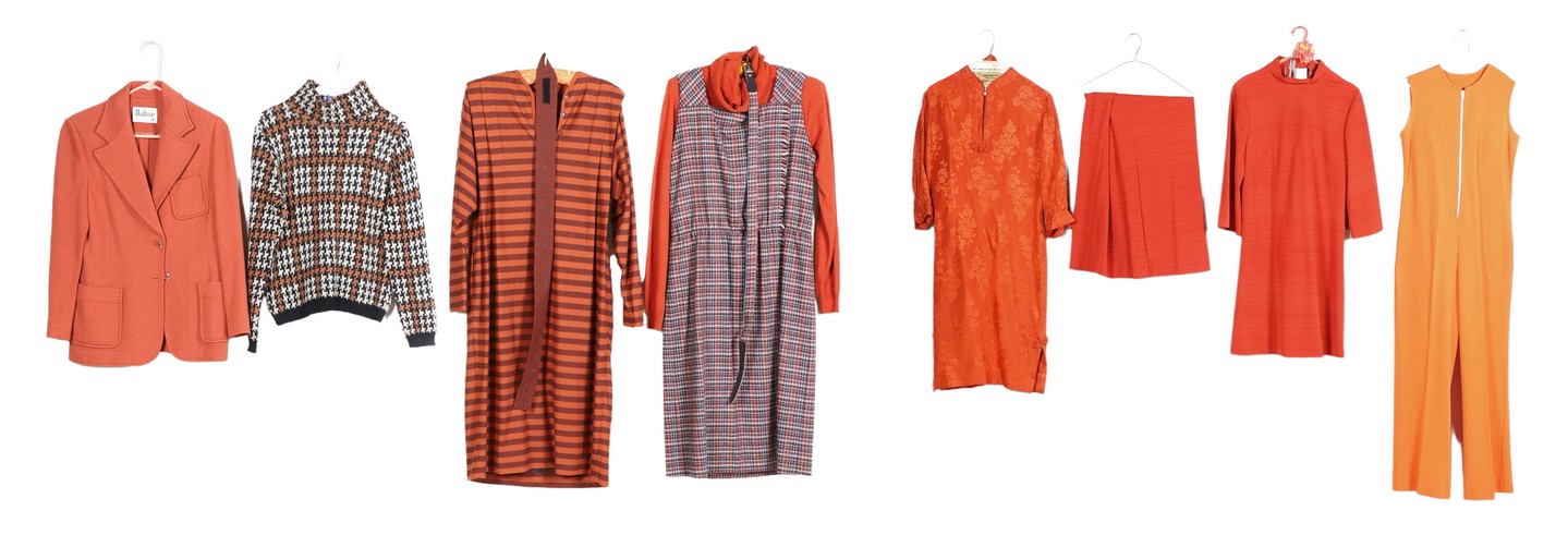 (7) 60's/70's Fall garment group to