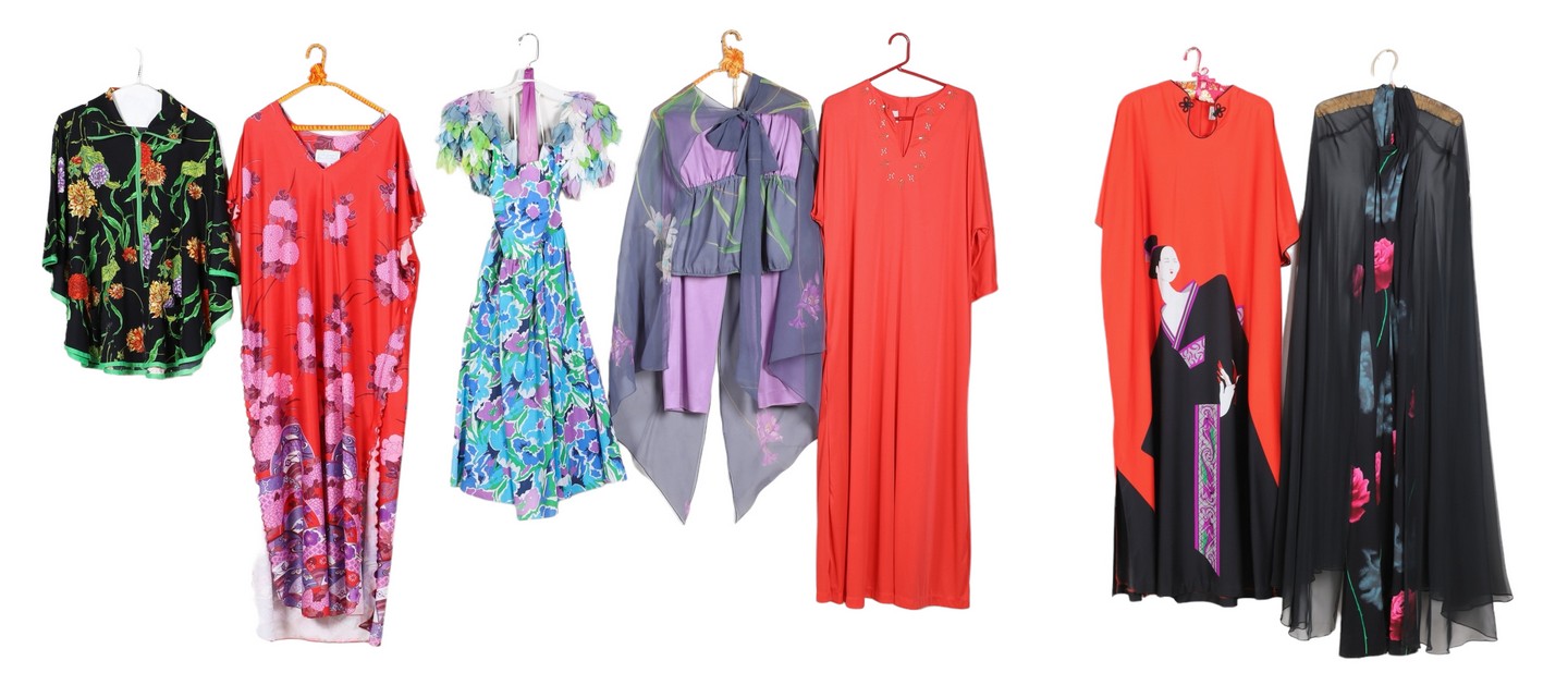 (7) 60's/70's Poly and floral