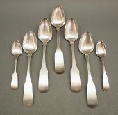 7 AMERICAN COIN SILVER SPOONSS